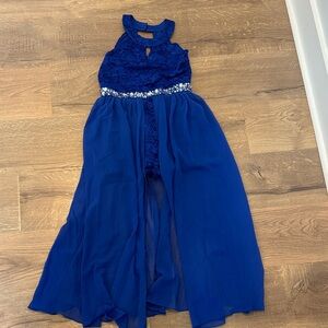 Speechless Royal Blue Kids Formal Dress